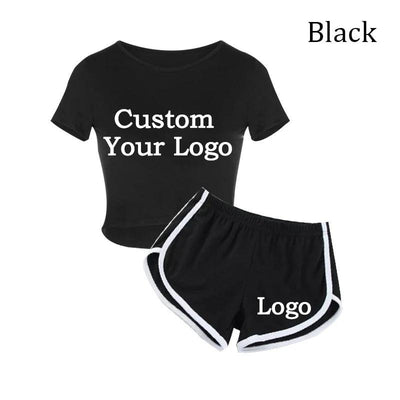 Women Fashion Print Clothes Short Sleeve T-shirt