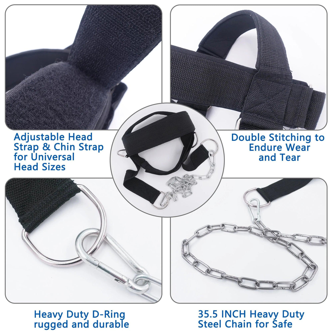 Head Neck Lifting Strap with Chain