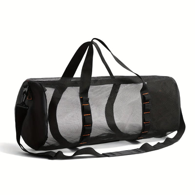 Large Capacity Mesh Duffel Fitness Bag