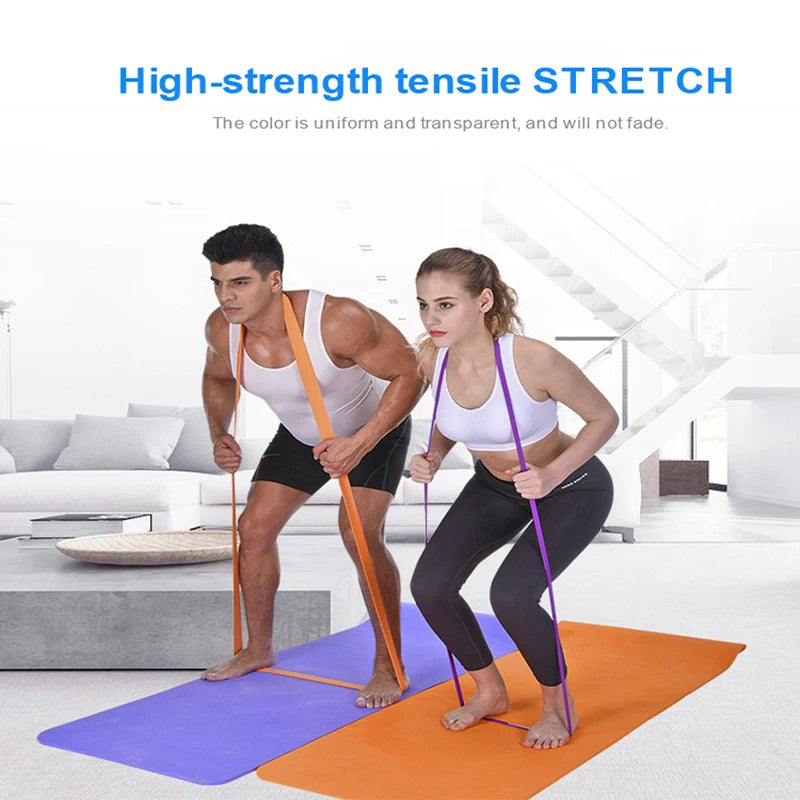 Resistance Bands 208cm Long Elastic Fitness Rubber Bands