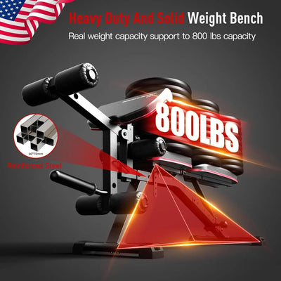 Adjustable Weight Bench with Leg Extension