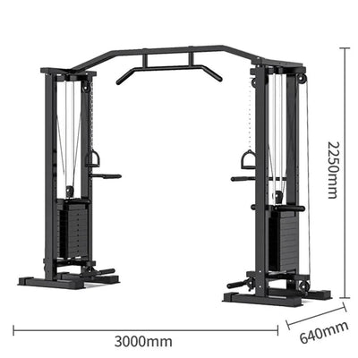 Multi functional trainer smith cable crossover machine