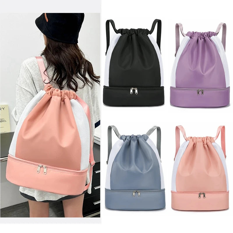 Female Fitness Drawstring Bag