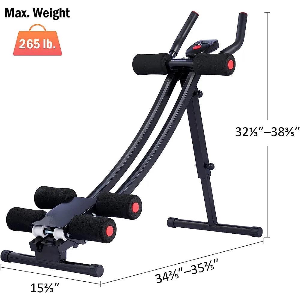 Ab Crunch Coaster Machine for Home Gym