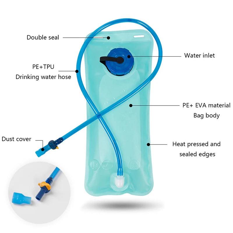 Folding Water Bag with Drinking Tube