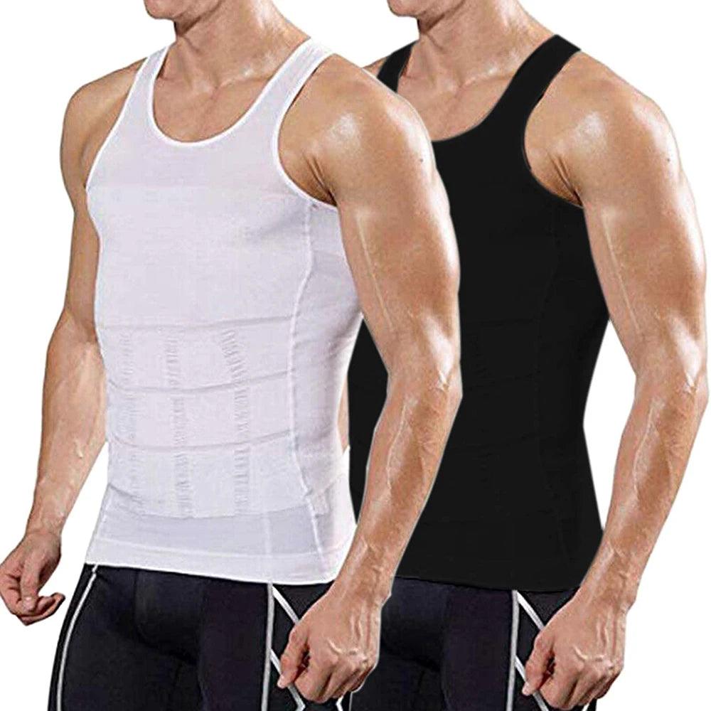 Men Slimming Body Shaper Vest Shirt