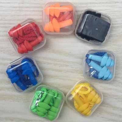 1pc Soft Earplug Noise Reduction Silicone Ear Plugs