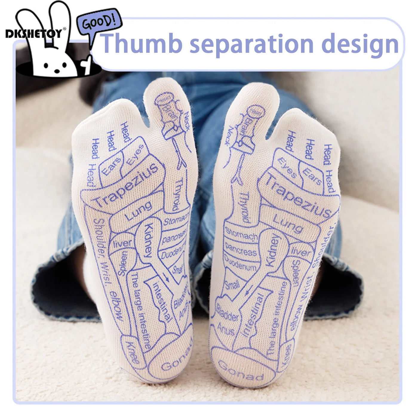 Acupuncture Point Socks With Foot Point Tool