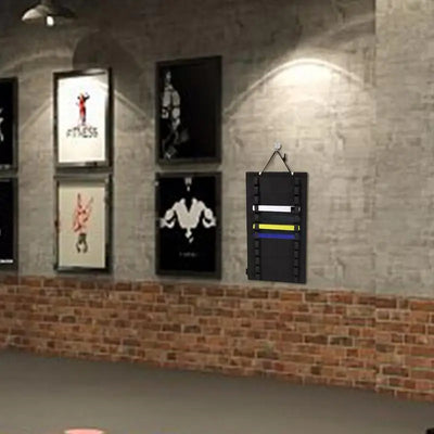 Taekwondo Belt Display Wall Mounted 12 Belts