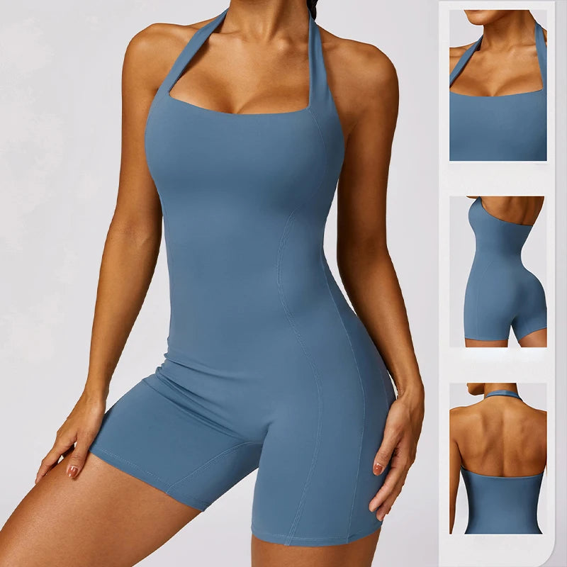 New Short One-piece Suit Running Sports