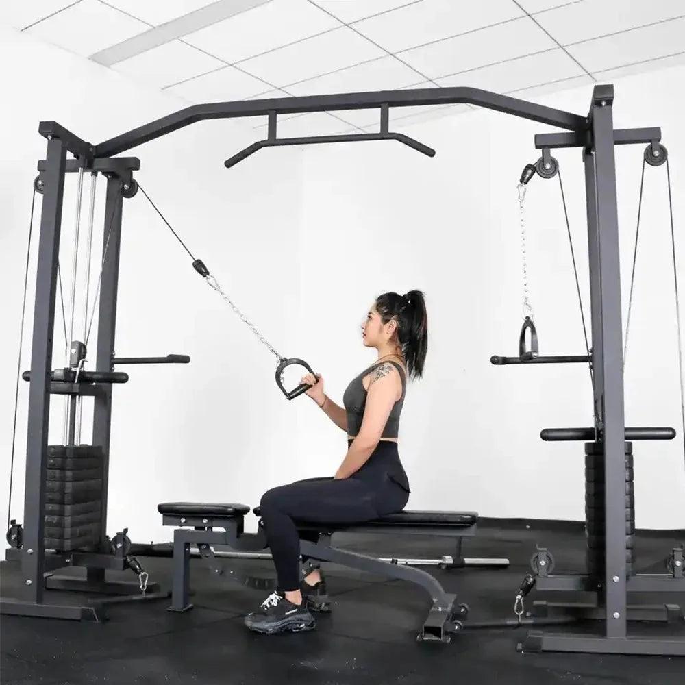 Multi functional trainer smith cable crossover machine