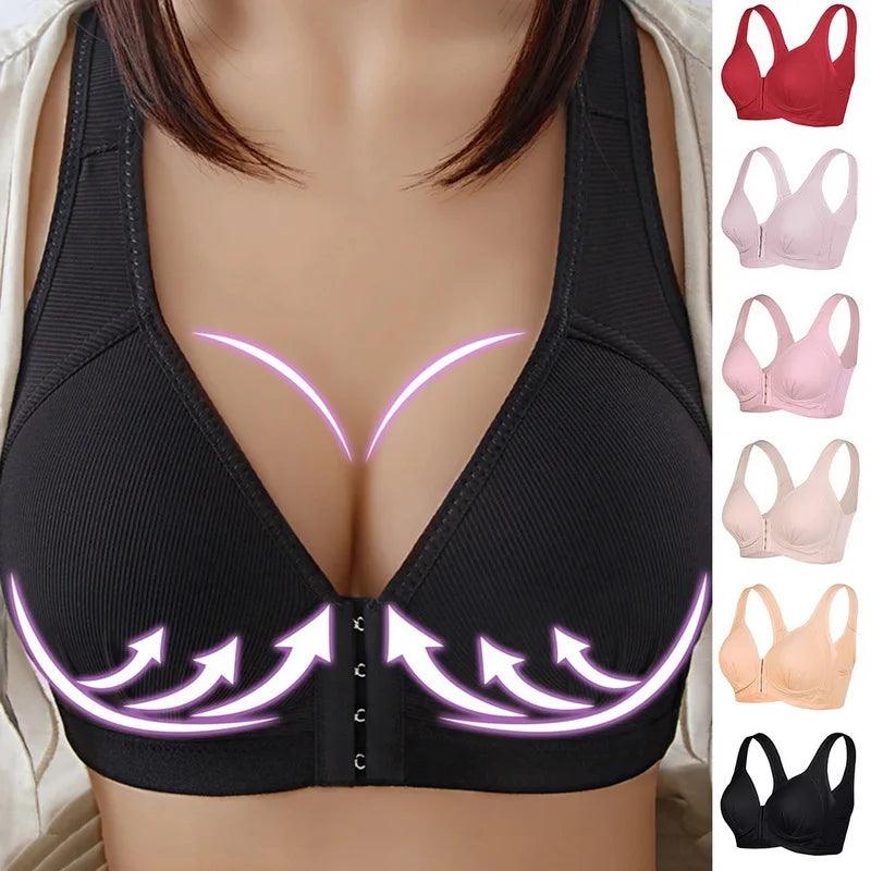 Sports Bra Women Front Closure