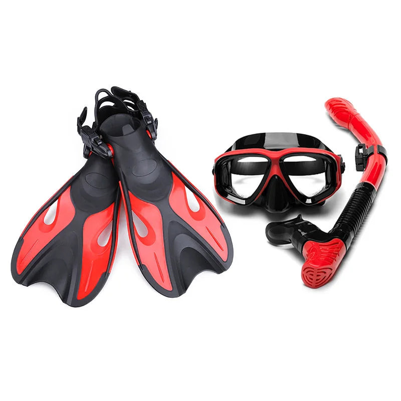 Adult Mask Snorkel Combo With Fins