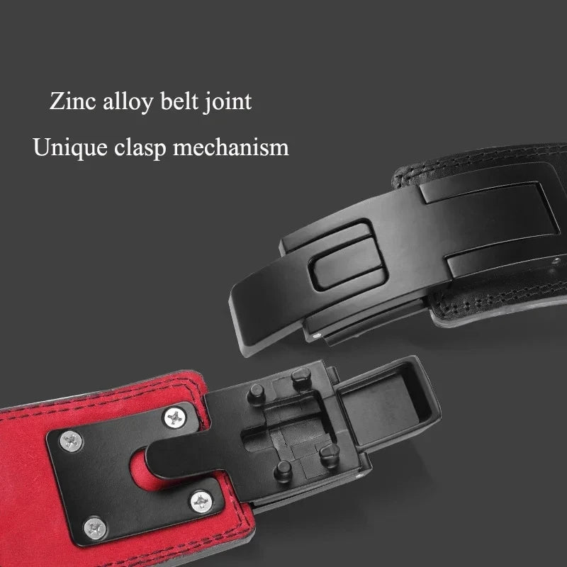 Weight Lifting Belt with Metal Buckle