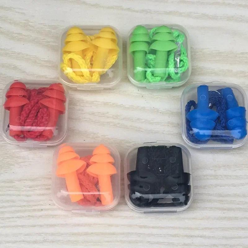 1pc Soft Earplug Noise Reduction Silicone Ear Plugs