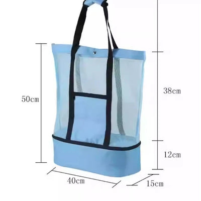 High Capacity Women Mesh Transparent Bag