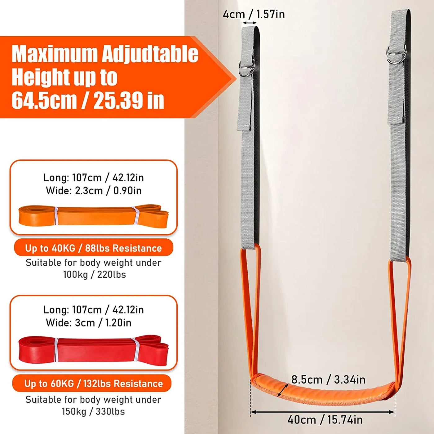 Pull Up Assistance Bands Set Resistance Strap for Pull Up