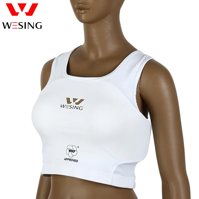 Karate Female Chest Guard Boxing Chest Protector WTF Approved