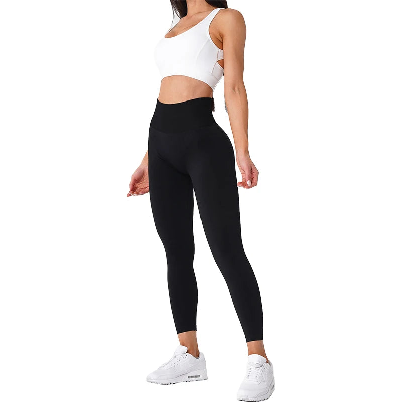 Solid Seamless Exercise Women Leggings