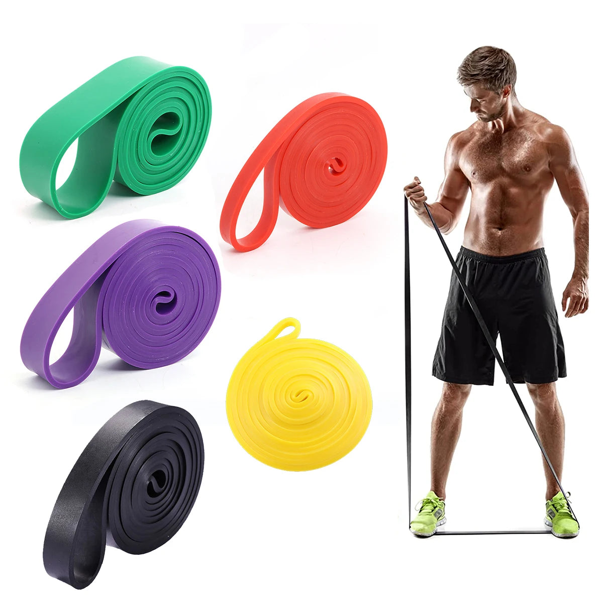 Auxiliary Pilates bands fitness Equipment