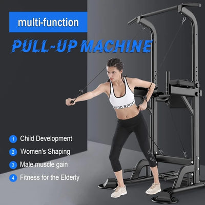 Multi Function Pull Up & Dip Workout Station