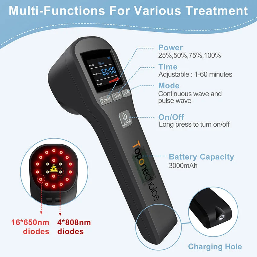 Physiotherapy Light Therapy Cold Laser Device