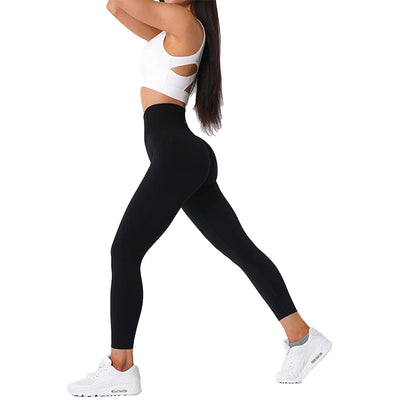 Solid Seamless Exercise Women Leggings