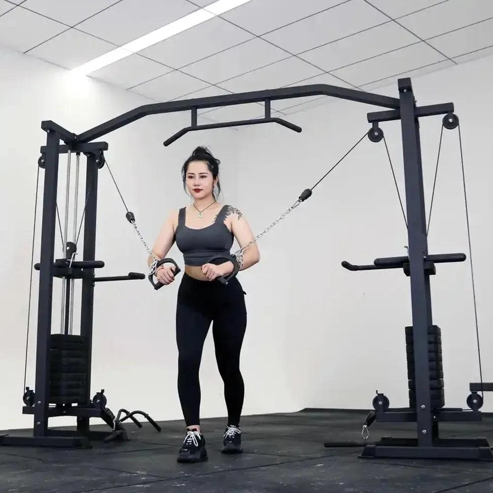 Multi functional trainer smith cable crossover machine