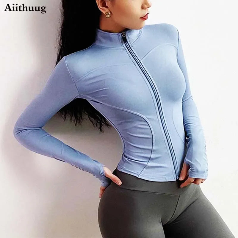 Aiithuug Women's Lightweight Full Zip-up Jackets